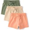 imageThe Childrens Place Baby Boys Cotton PantsSolid Color 3pack