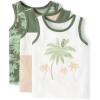 imageThe Childrens Place Baby Boys and Toddler Assorted Tank TopTropical 3pack