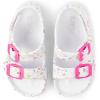 imageThe Childrens Place Baby Girls And Toddler Everyday Slide Sandals With BackstrapWhite Paint Splatter