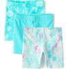 imageThe Childrens Place Baby Girls Mix and Match Bike ShortsGulfstream 3pack