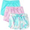 imageThe Childrens Place Baby Girls and Newborn Cotton Pull on Everyday ShortsSeahorses and Seashells 3pack