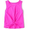 imageThe Childrens Place Baby Girls and Toddler Active Twist Front Tank TopPink Beam