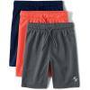 Navy/Gray/Orange 3-pack