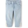 imageThe Childrens Place Girls Capri JeansDream Wash Lace