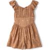 imageThe Childrens Place Girls Flutter RomperHoney