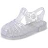 imageThe Childrens Place Girls Girls Jelly Fisherman SandalsClear Silver Glitter