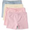 imageThe Childrens PlaceGirlsAssorted Cartwheel ShortsFair Ivory 4PackMedium