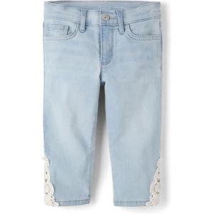 imageThe Childrens Place Girls Capri JeansDream Wash Lace